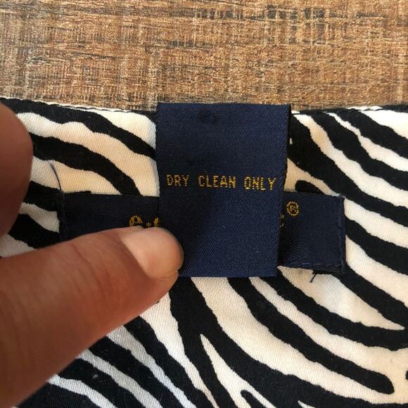 e.col.o.g.ie Zebra Print Button Down Blazer Jacket Coat Size 3X - Picture 7 of 7